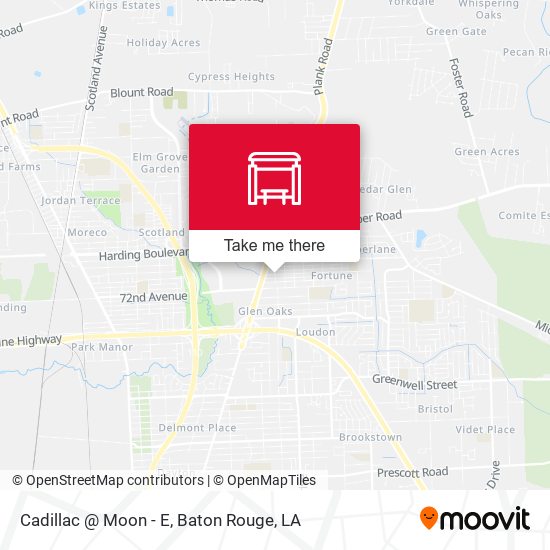 Mapa de Cadillac @ Moon - E
