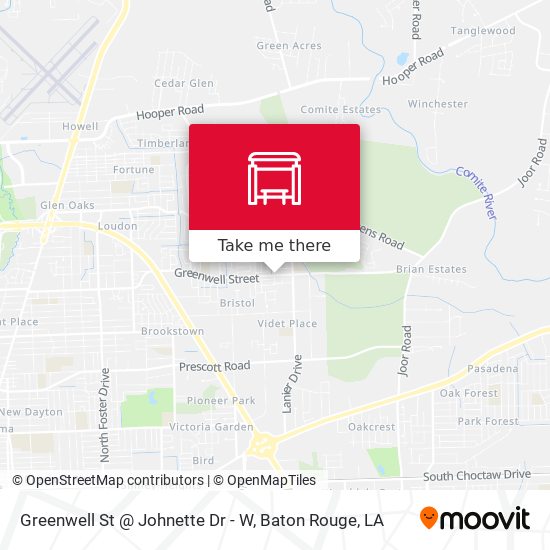 Greenwell St @ Johnette Dr - W map