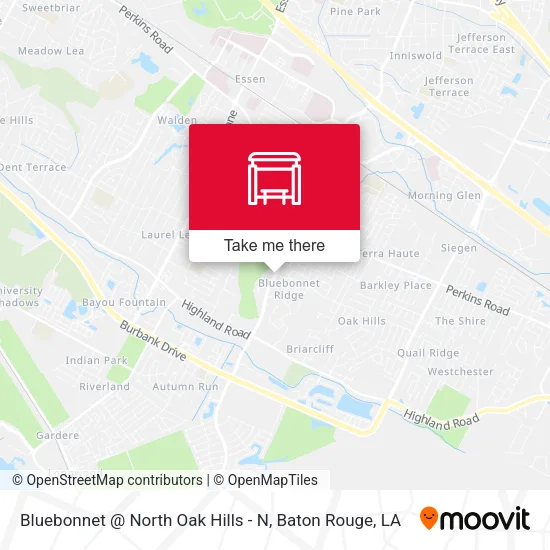 Bluebonnet @ North Oak Hills - N map