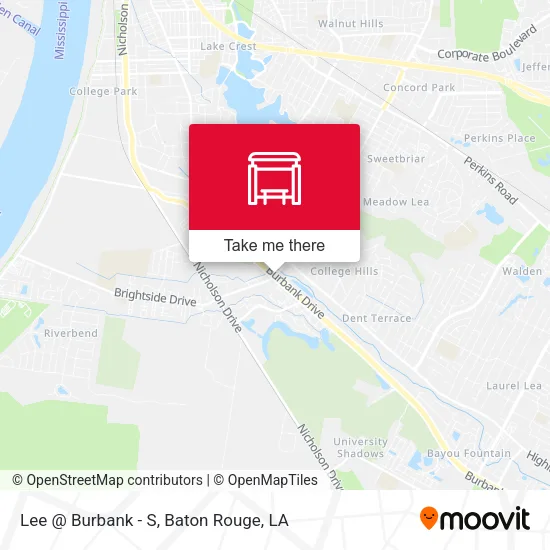 Lee @ Burbank - S map