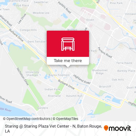 Staring @ Staring Plaza Vet Center - N map
