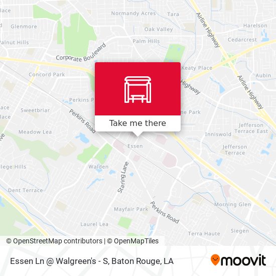 Essen Ln @ Walgreen's - S map