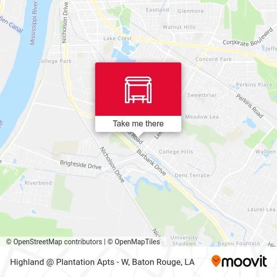 Highland @ Plantation Apts - W map