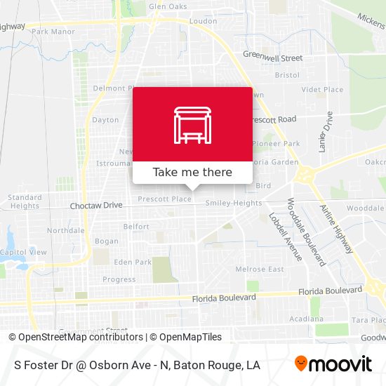 S Foster Dr @ Osborn Ave - N map