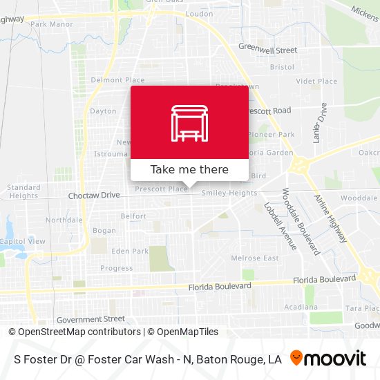 S Foster Dr @ Foster Car Wash - N map