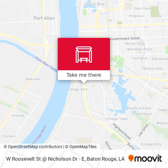 W Roosevelt St @ Nicholson Dr - E map