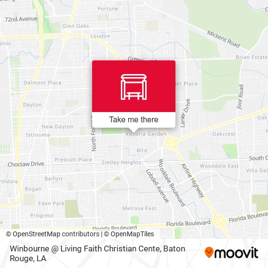 Winbourne @ Living Faith Christian Cente map