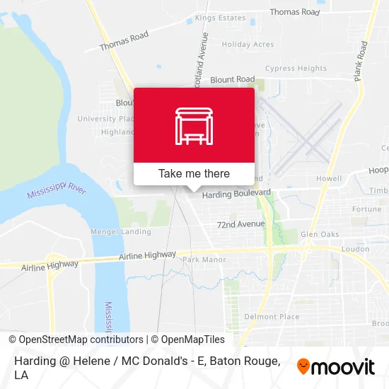 Harding @ Helene / MC Donald's - E map