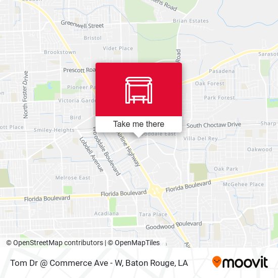 Mapa de Tom Dr @ Commerce Ave - W