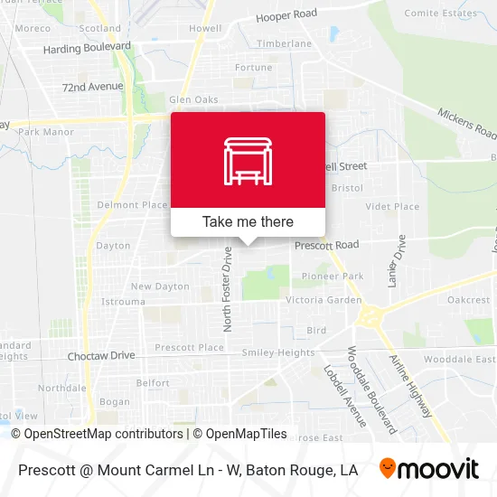 Prescott @ Mount Carmel Ln - W map