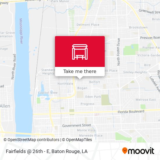 Mapa de Fairfields @ 26th - E