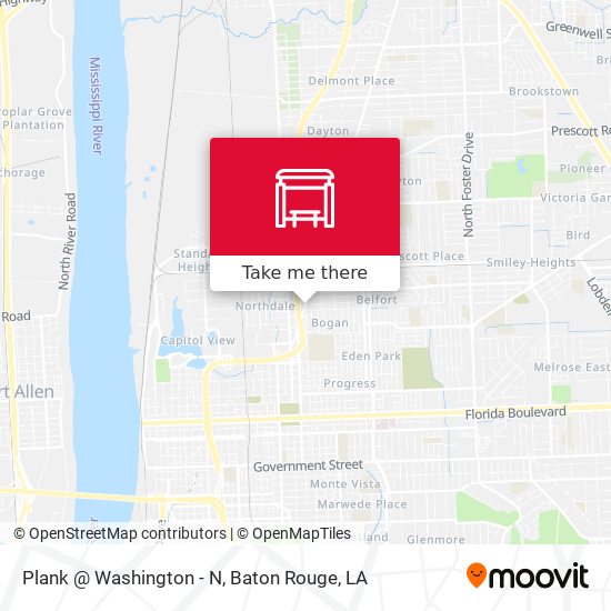 Plank @ Washington - N map