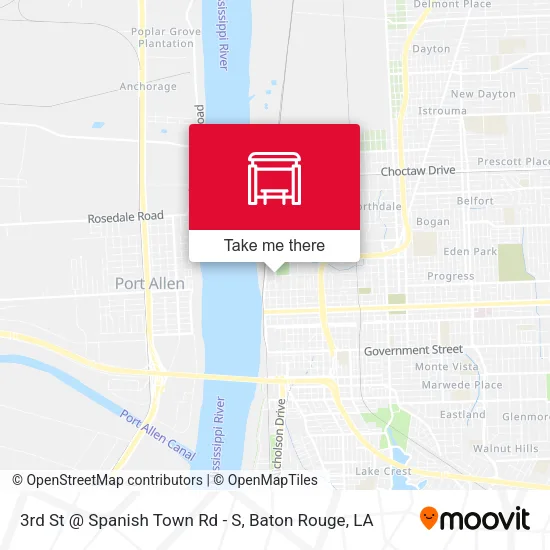 3rd St @ Spanish Town Rd - S map