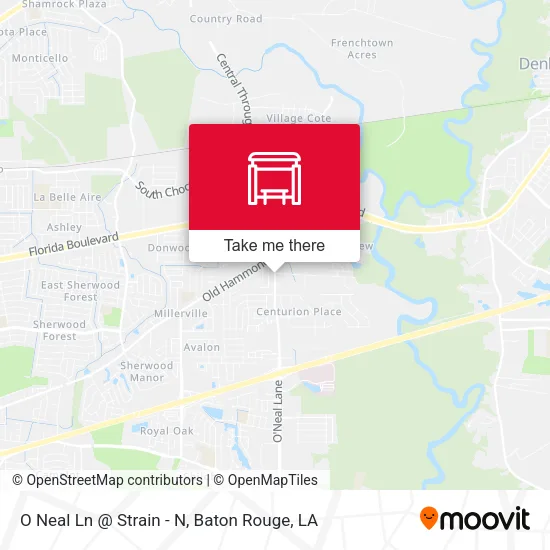 O Neal Ln @ Strain - N map