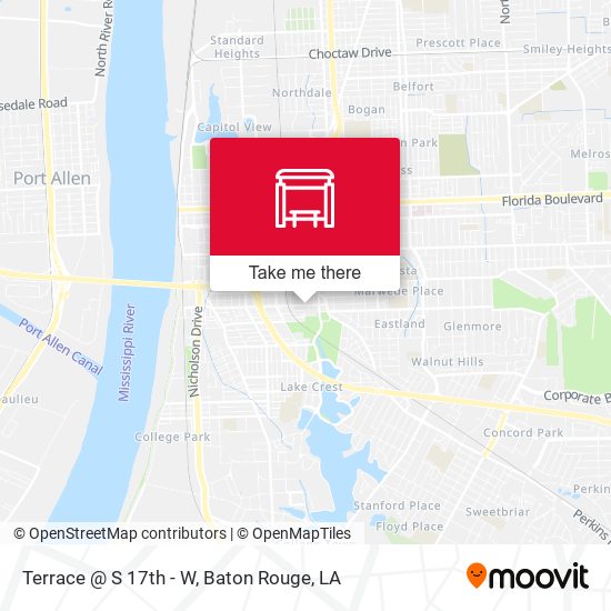 Mapa de Terrace @ S 17th - W