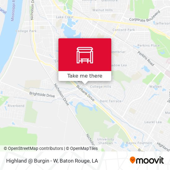 Mapa de Highland @ Burgin - W