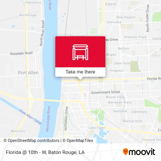 Florida @ 10th - W map