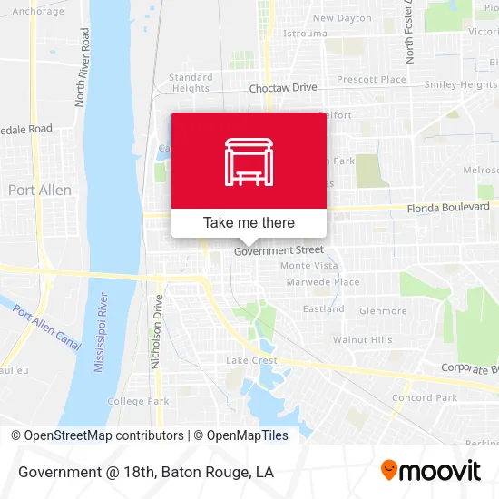 Government @ 18th map