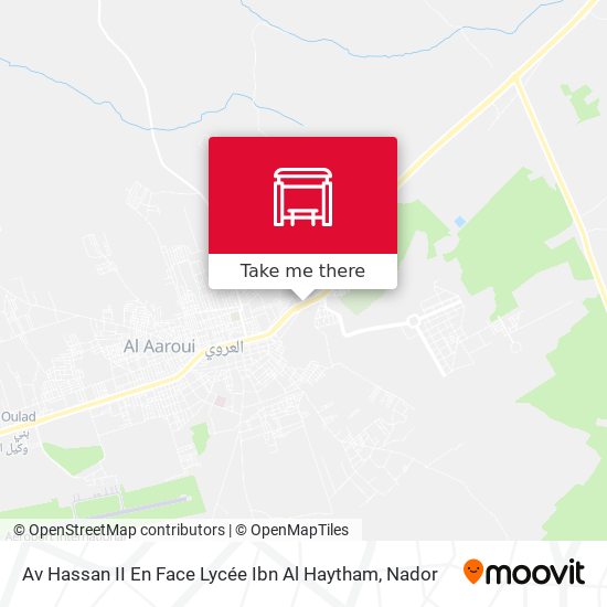 Av Hassan II En Face Lycée Ibn Al Haytham map