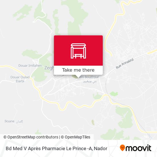 Bd Med V Après Pharmacie Le Prince -A map