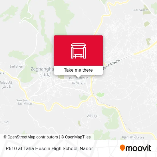 R610 at Taha Husein High School map
