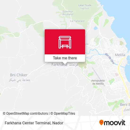 Terminus Centre Farkhana map