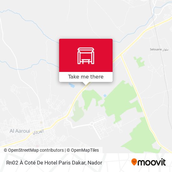 Rn02 À Coté De Hotel Paris Dakar map