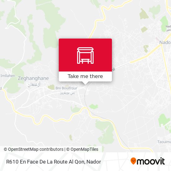 R610 En Face De La Route Al Qon map