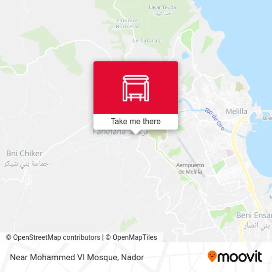 Near Mohammed VI Mosque map