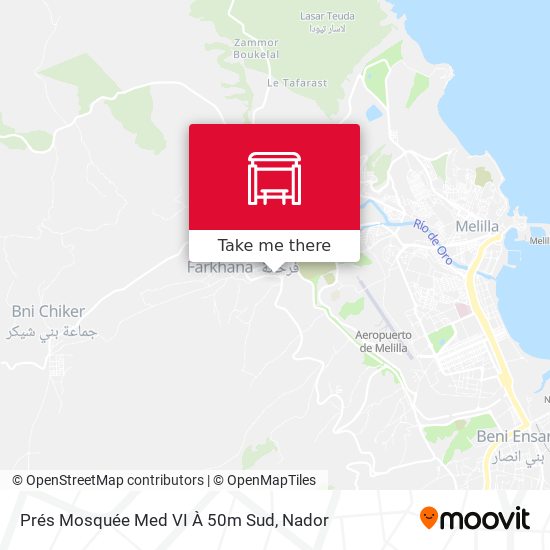 Prés Mosquée Med VI À 50m Sud map