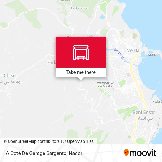 A Coté De Garage Sargento map