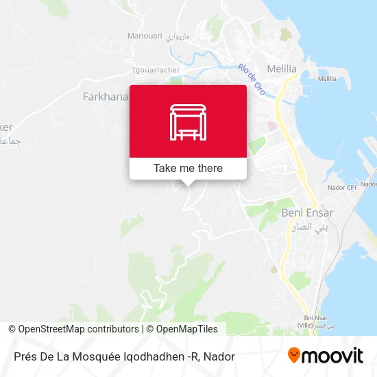 Prés De La Mosquée Iqodhadhen -R map