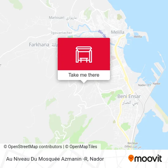 Au Niveau Du Mosquée Azmanin -R map