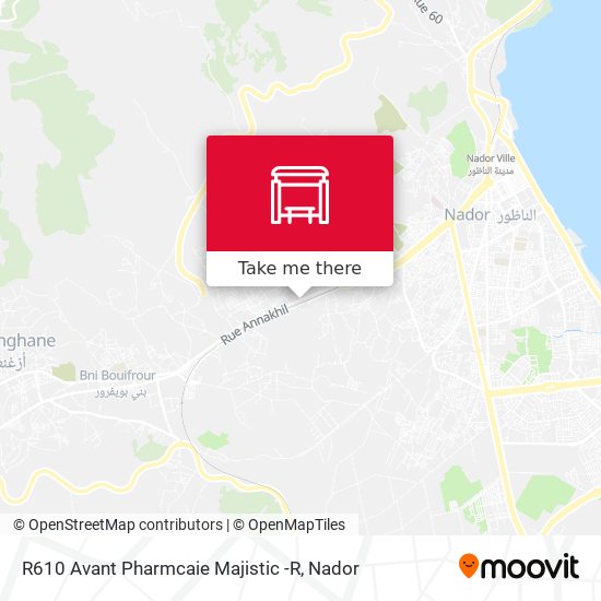 R610 Avant Pharmcaie Majistic -R map