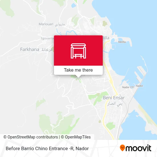 Before Barrio Chino Entrance -R map