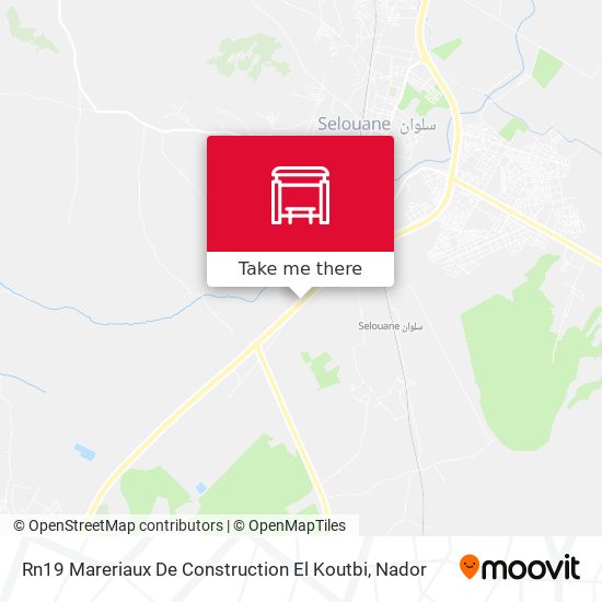 Rn19  Mareriaux De Construction El Koutbi map