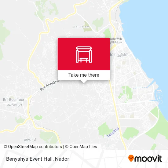 Benyahya Event Hall map