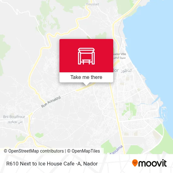 R610 Next to Ice House Cafe -A map