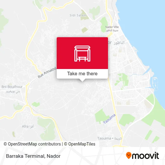 Barraka Terminal map
