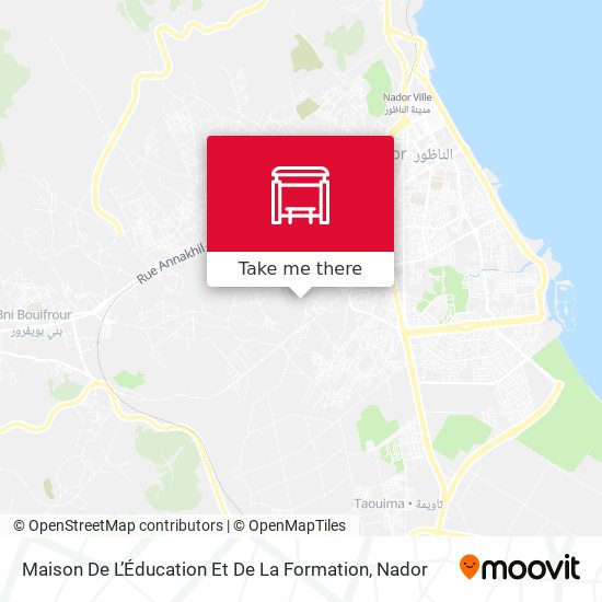 Maison De L’Éducation Et De La Formation map