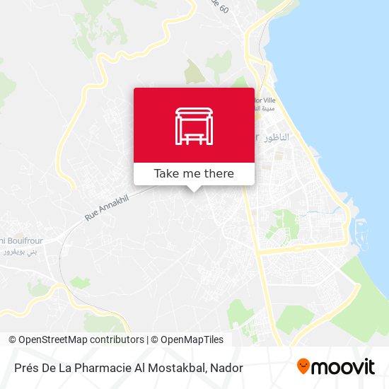 Prés De La Pharmacie Al Mostakbal map