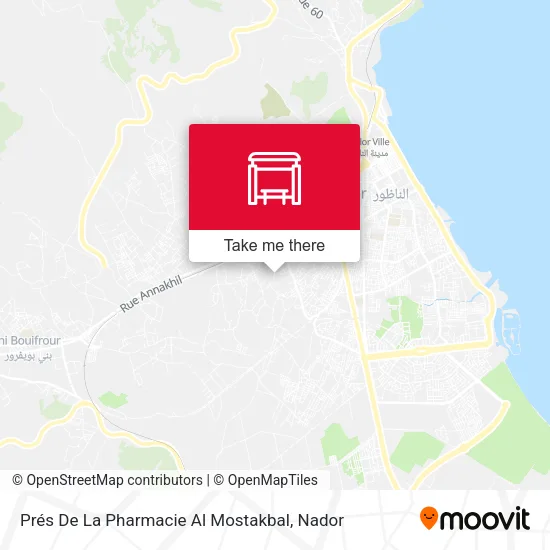 Prés De La Pharmacie Al Mostakbal map