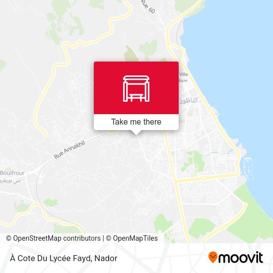 À Cote Du Lycée Fayd map