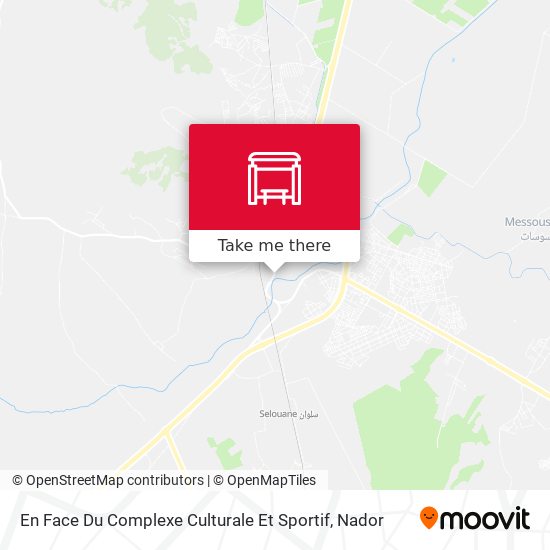 En Face Du Complexe Culturale Et Sportif map