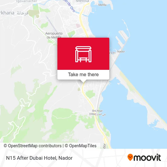 Rn15 Aprés Hotel Dubai map