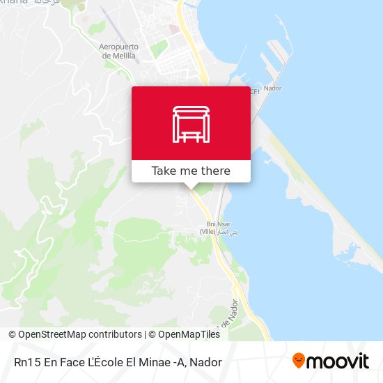 Rn15 En Face L'École El Minae -A map