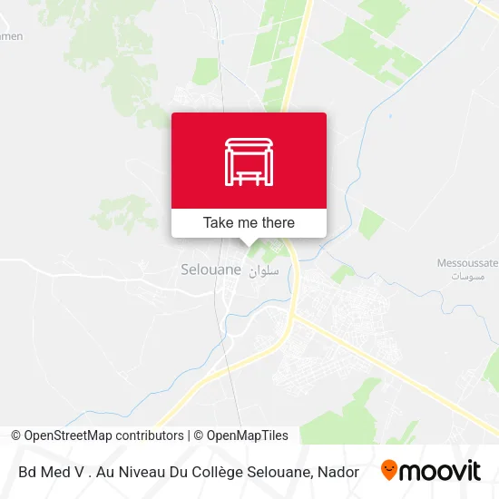 Bd Med V . Au Niveau Du Collège Selouane map