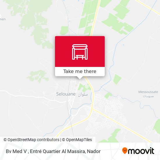 Bv Med V , Entré Quartier Al Massira map
