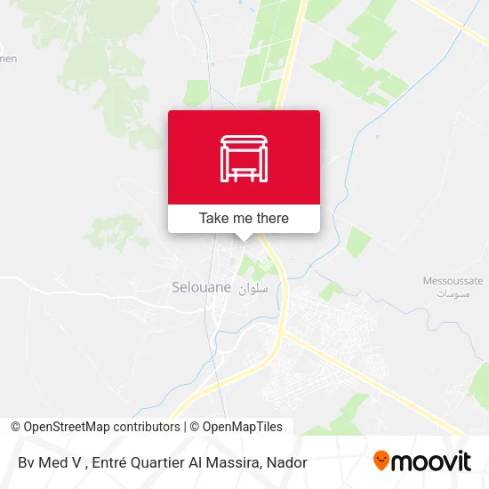 Bv Med V , Entré Quartier Al Massira map
