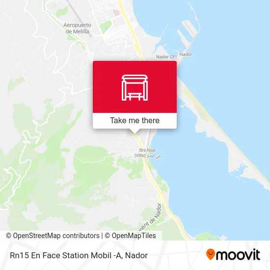 RN15 Across from Mobil Station -A map